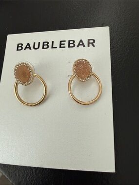 Baublebar NEW Druzy Open hoops